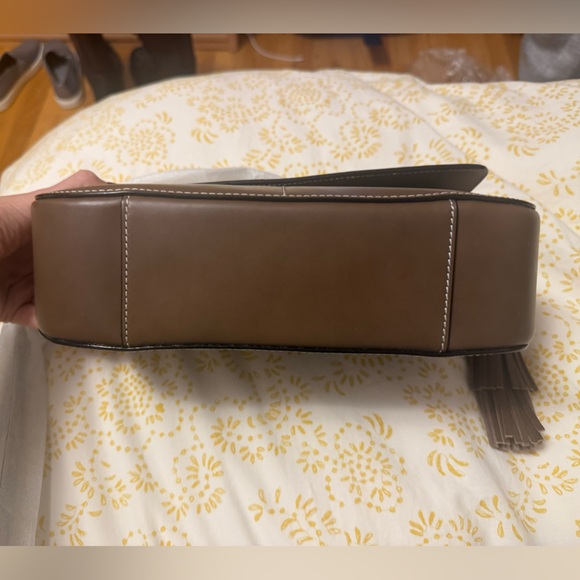 Frances Valentine Maddy Crossbody Bag Brown Leather NWT - Picture 5 of 9